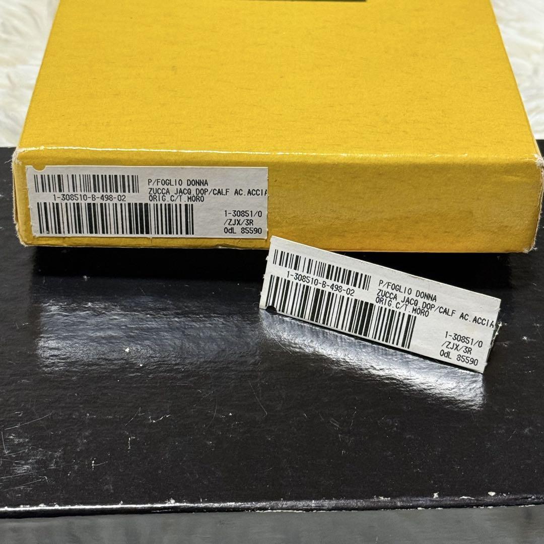 ⭐️新品未使用⭐️ FENDI FFロゴ　ズッカ柄　ロングウォレット　長財布