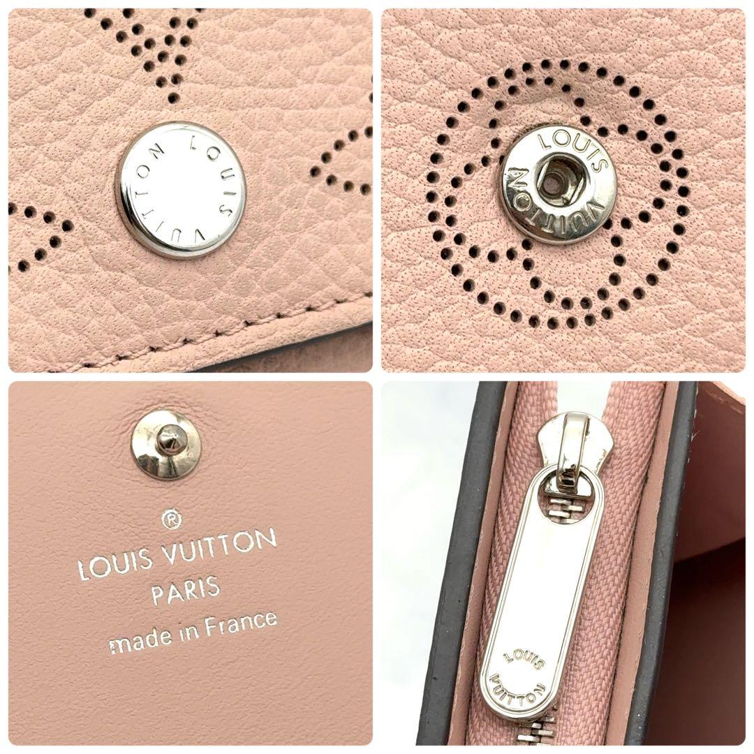 【新品に近い】ルイヴィトン マヒナ ポルトフォイユ イリス コンパクト 折り財布