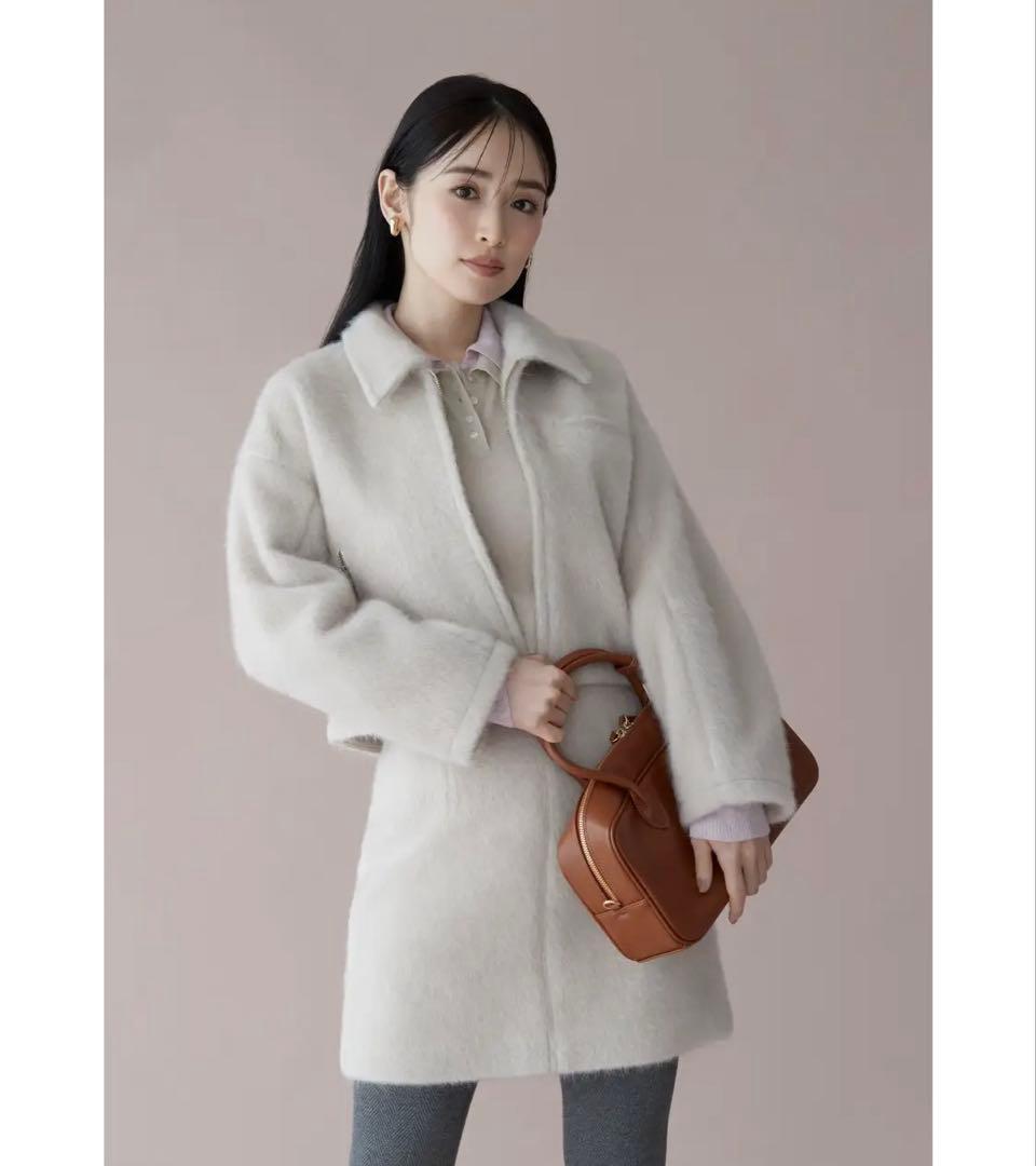 SNIDEL シャギーブルゾンジャケット