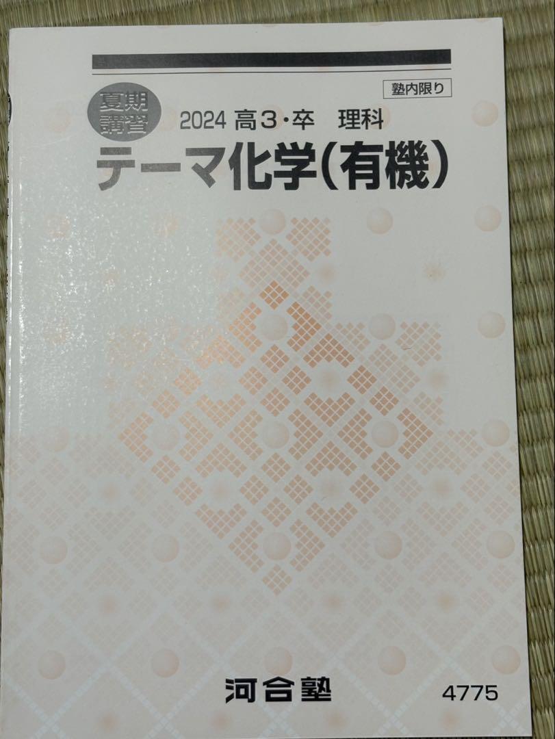 あかさかす 河合塾 2024 夏期 テーマ化学（有機）＋テーマ英文解釈発展 あかさかす様専用 河合塾 2024 夏期 テーマ化学（有機）＋テーマ