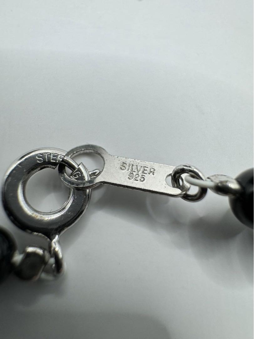 헤마타이토 silver925 목걸이 천연석