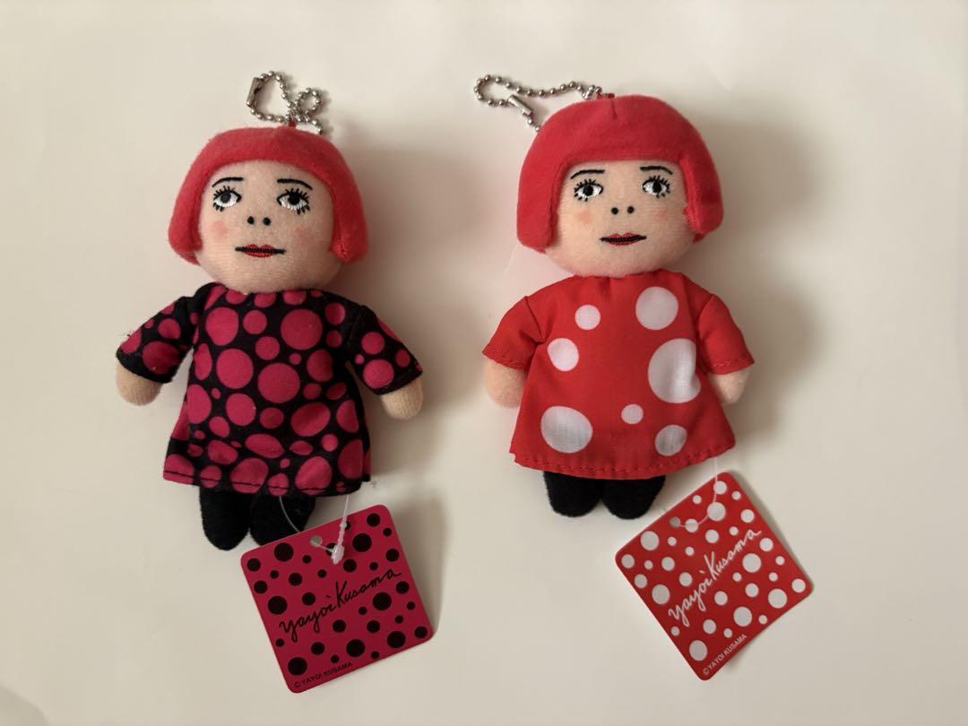 草間彌生 やよいちゃん 人形 キーホルダー キーリング