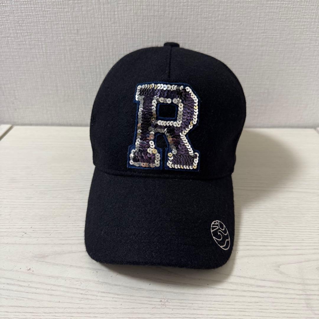 品 ヨシノリコタケ ロンハーマン 別注 キャップ 黒 スパンコールYOSHINORI KOTAKE