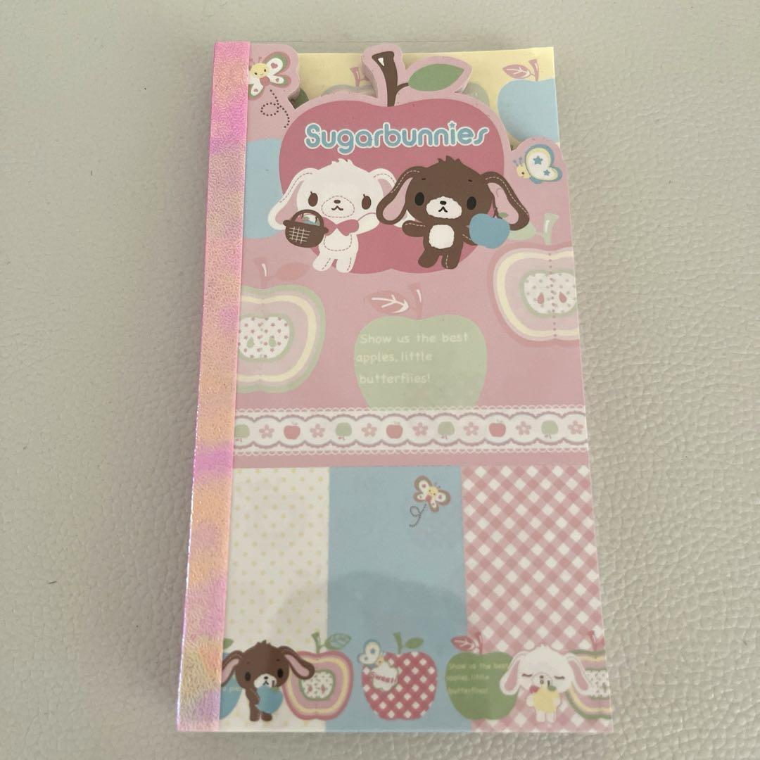 シュガーバニーズ 平成レトロ メモ帳 Sanrio キリトリメモ レア