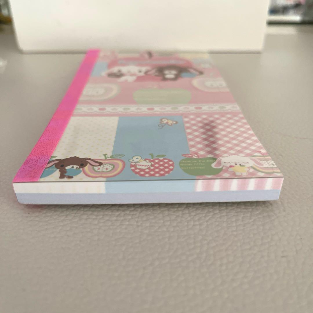 シュガーバニーズ 平成レトロ メモ帳 Sanrio キリトリメモ レア