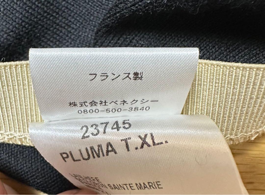 ロレール　ベレー　コットン　黒　XL