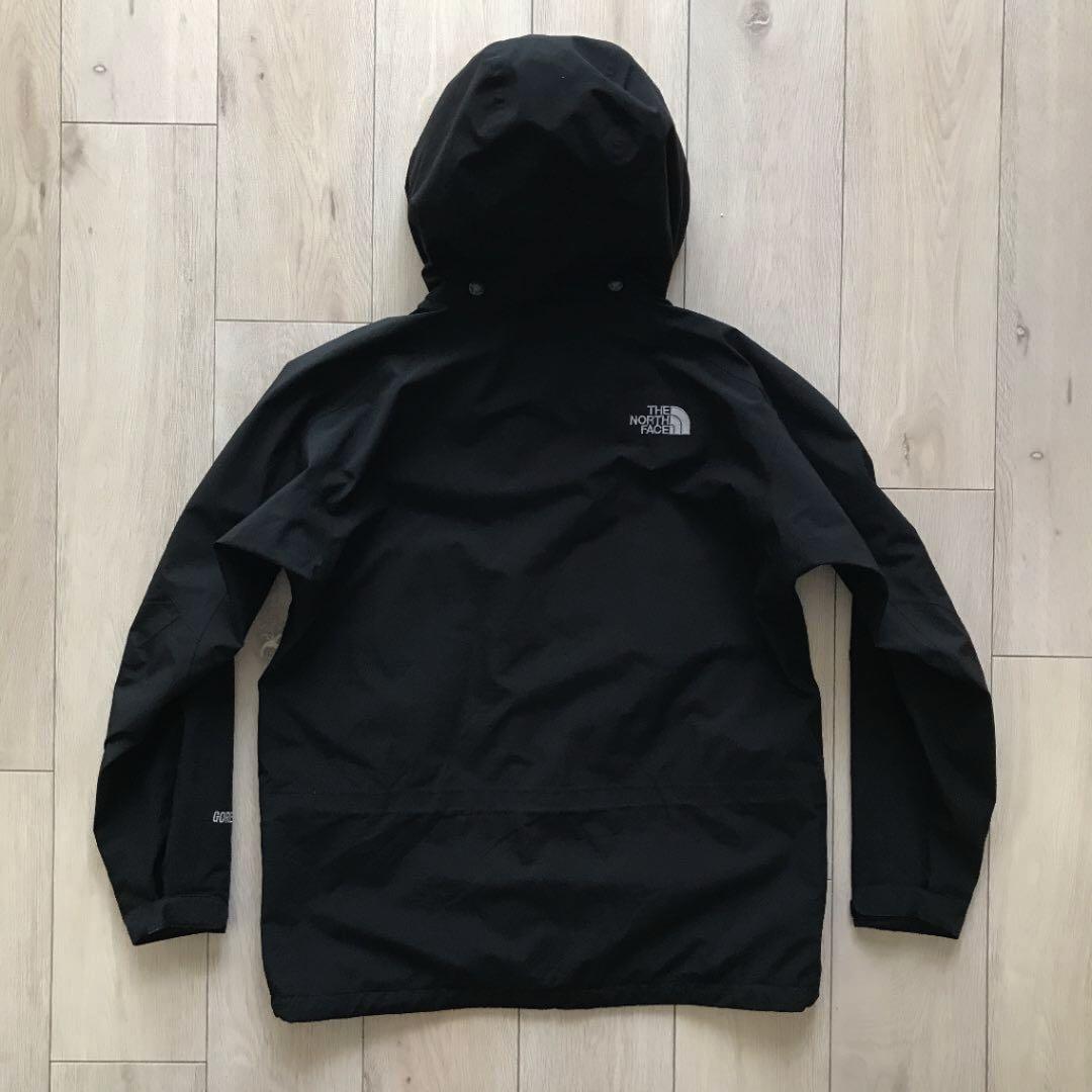 良品ノースフェイスゴアテックスレディースブラック黒マウンテン