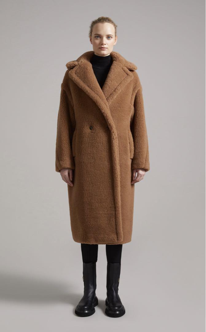 【国内発送＆関税込】MAX MARA ガルドーネ テディベア アイコン テディ] テディベア アイコン コート, camel | 