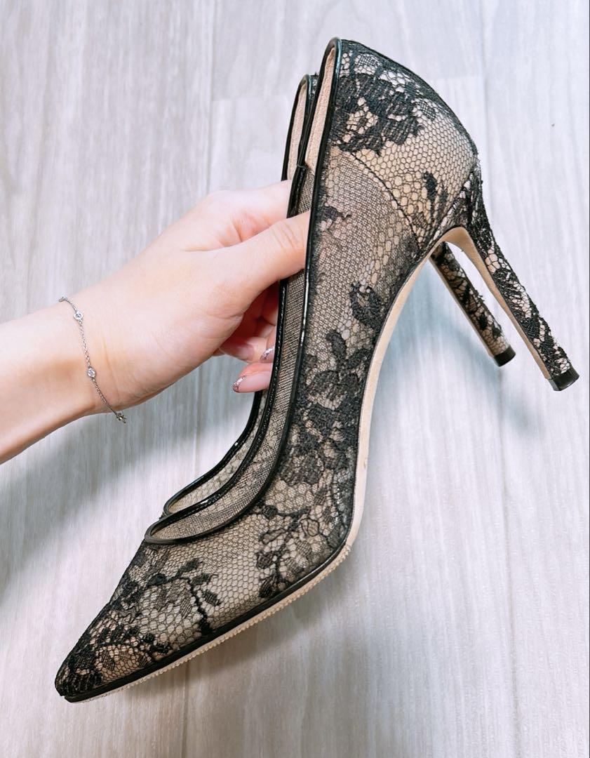 Jimmy Choo レース ハイヒール　ROMY 38
