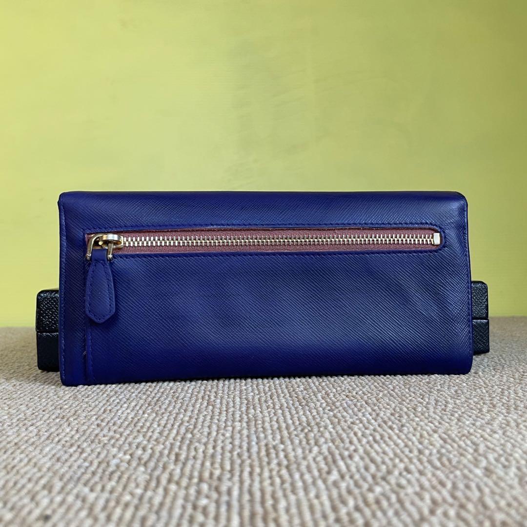 正規品❤️美品⭐️プラダ長財布 PRADA 男女　二つ折りロングウォレット