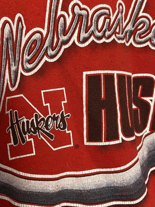 US古着スウェット logo athletic Huskers vintage