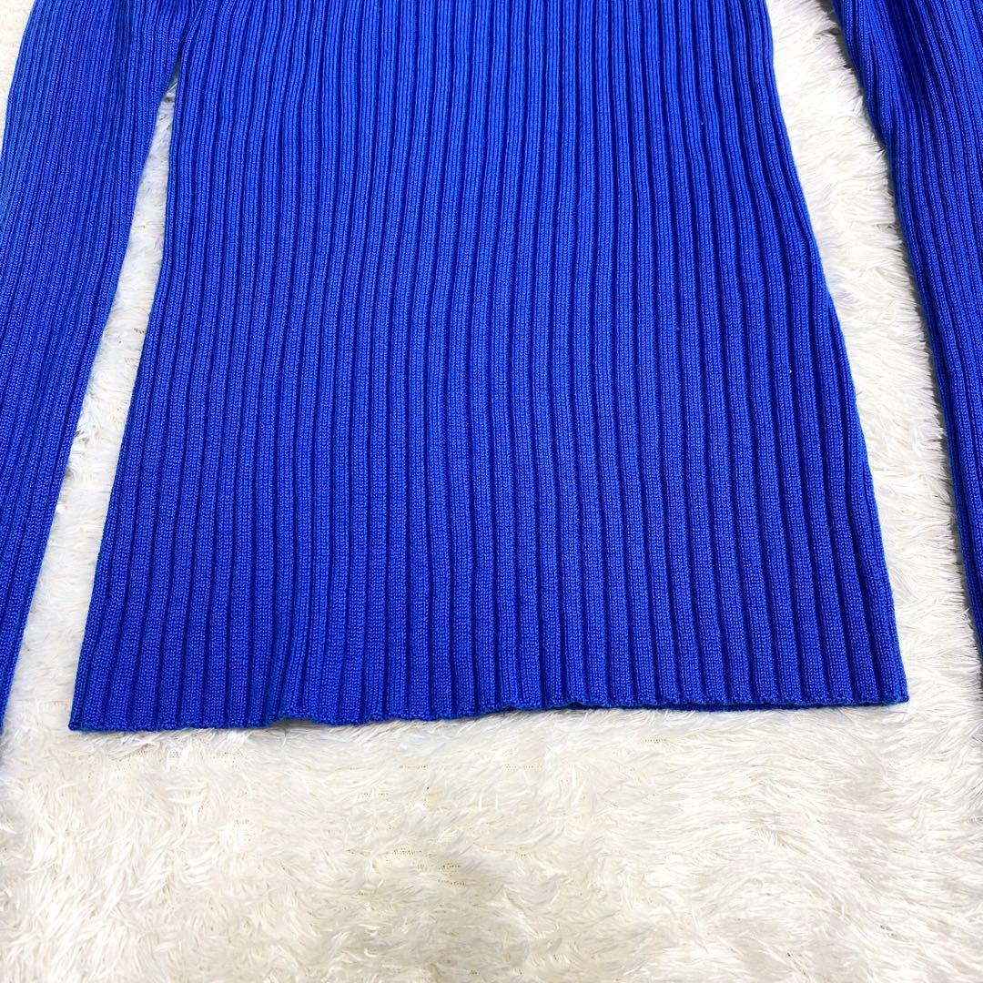 23AW 完売品 アルアバイル 釦ディティール2WAY ネックリブプルオーバー