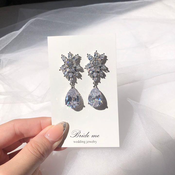 らくらくメ≳ Alexandra me キュービックジルコニア uxB2G-m38257631725 ivory&co とBride セット