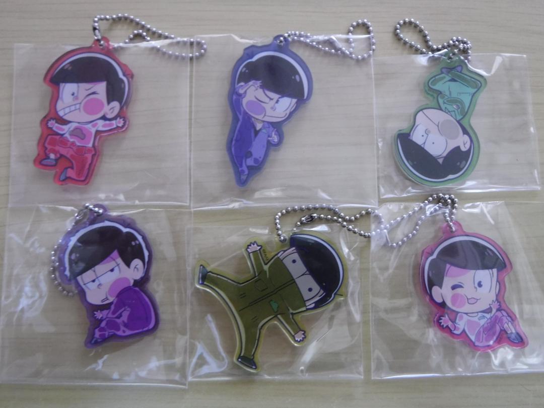 おそ松さん ぴた・でふぉめ つなぎ 6つ子セット アクリル