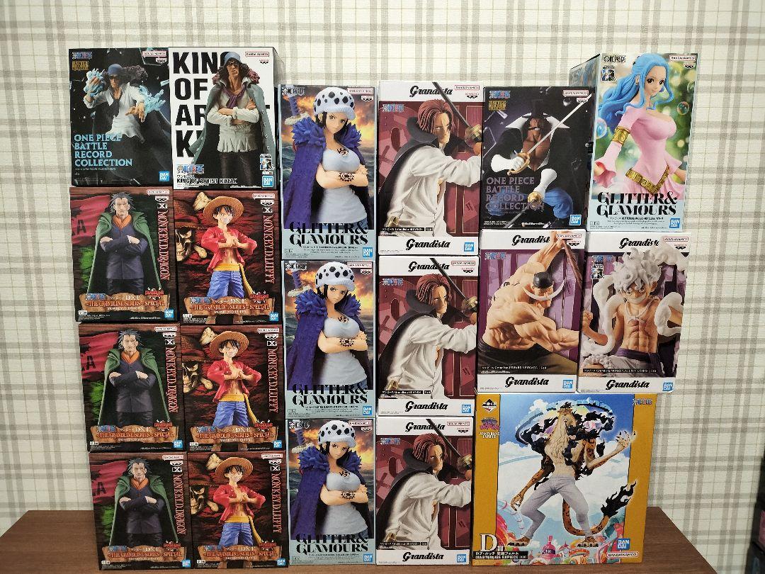 アニメキャラクター フィギュア 18点セット まとめ売り 美少女 ワンピース 他 ワンピースのフィギュアまとめ売り（18体）セット プライズ・一