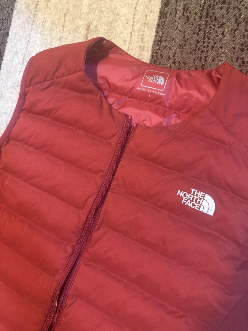 THE NORTH FACE レッドランベスト レッド　レディース Ｌサイズ