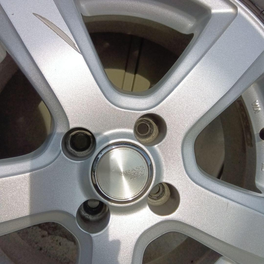 185/55R15 ブリヂストン　アルミホイールタイヤ4本セット