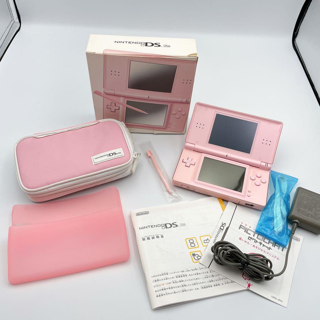 未使用級✨Nintendo DS Lite ノーブルピンク フルセット - メルカリ