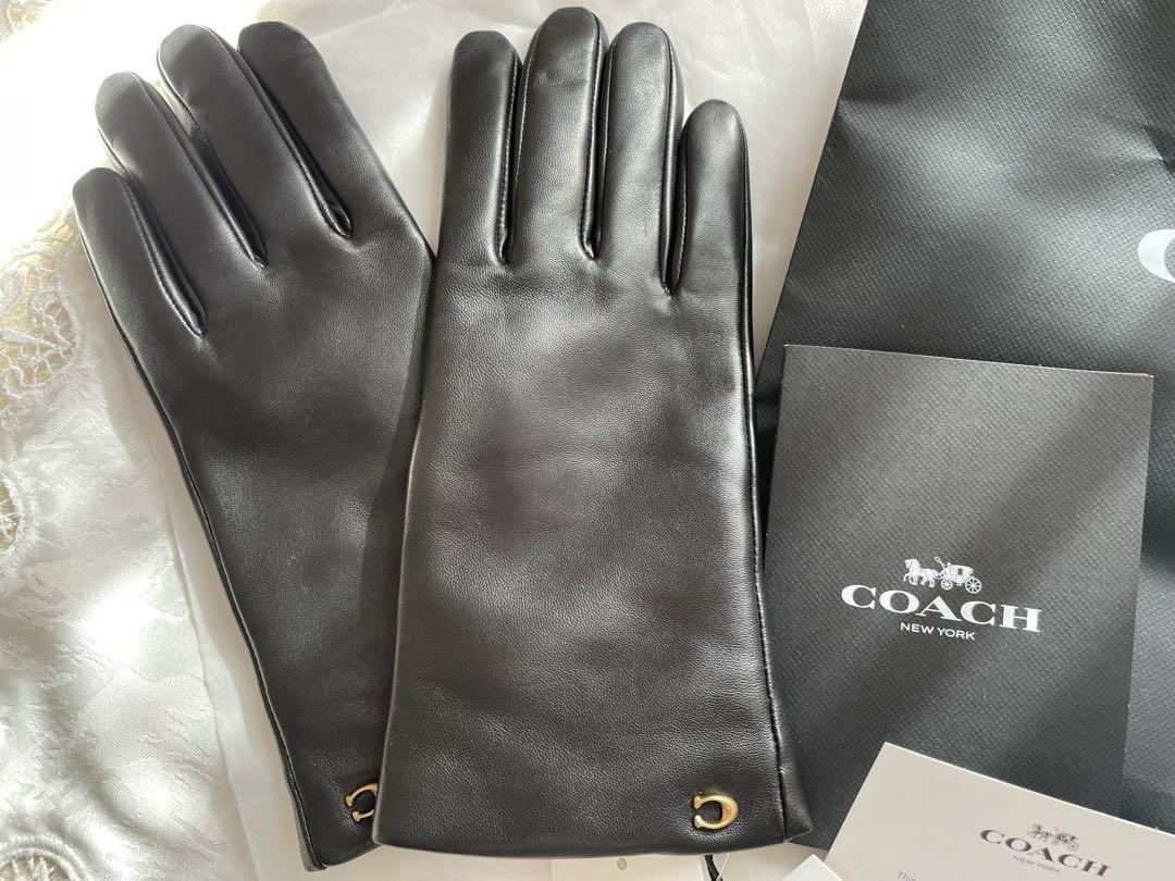 サマーセール ミニグランド バンドル COACH テックグローブ ブラック 6.5 小物