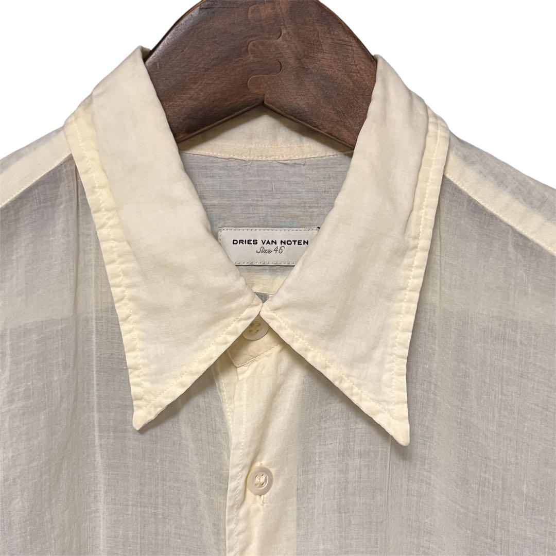 レア dries van noten 半袖シャツ 46 レア dries van noten 半袖シャツ 46