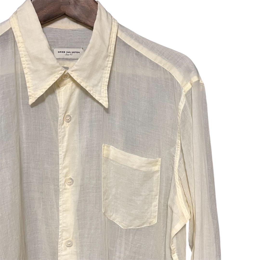 レア dries van noten 半袖シャツ 46 レア dries van noten 半袖シャツ 46