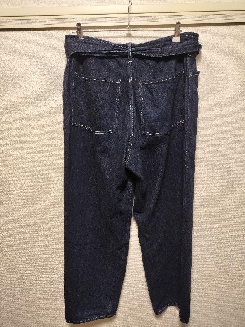 COMOLI 23AW ベルテッドデニム　Y03-03001 サイズ3