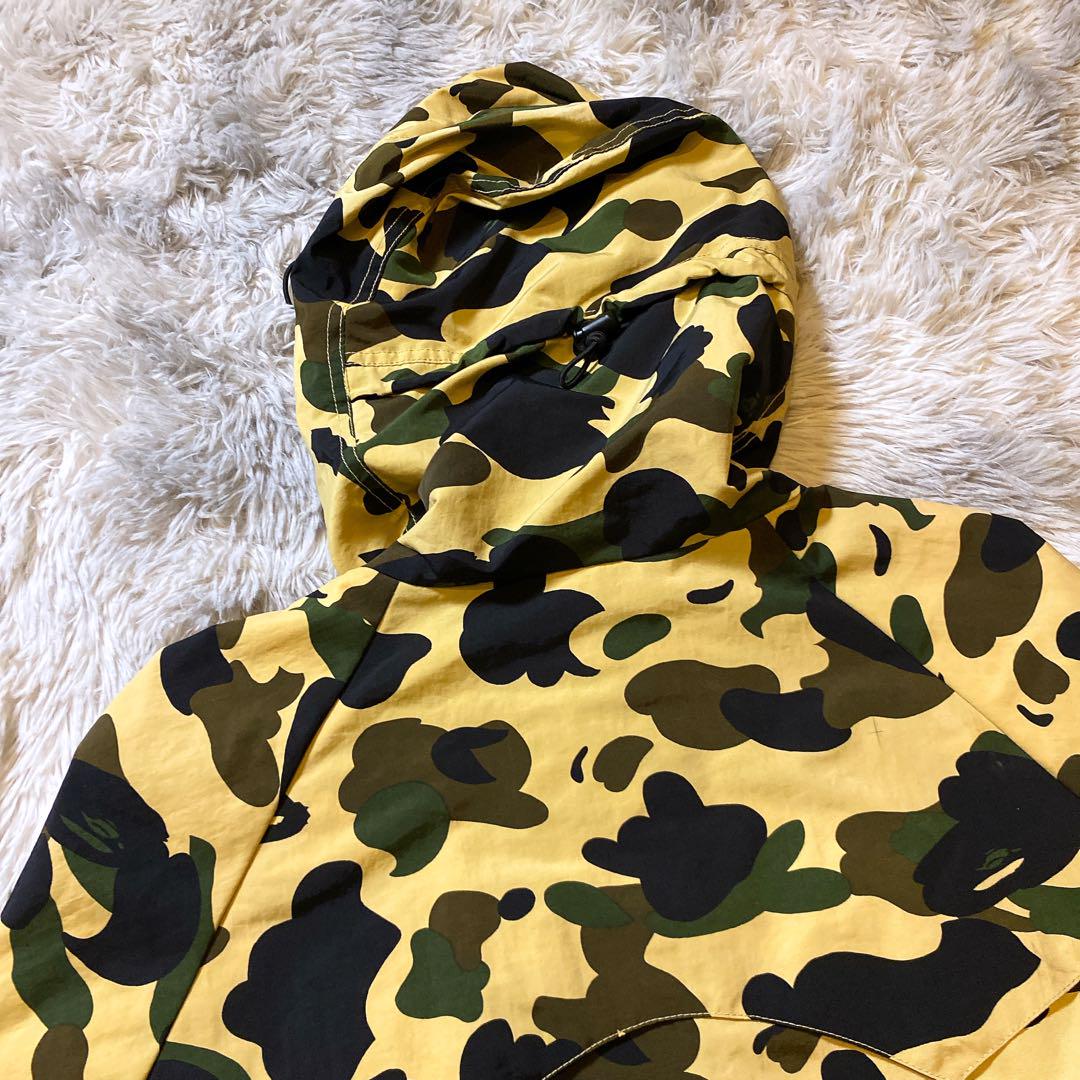 キムタク着 初期 BAPE 1stイエローカモスノボジャケット