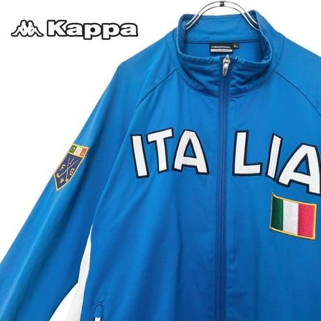NE364ね@ Kappa イタリア代表 トラックジャケット メンズL ブルー