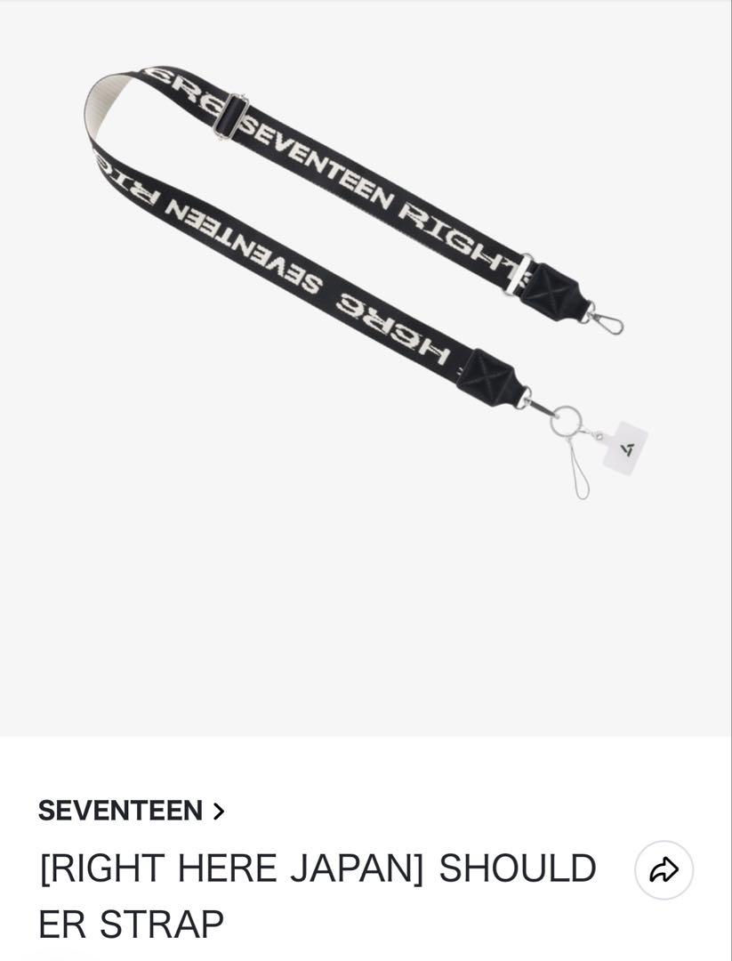 SEVENTEEN RIGHT HERE ショルダーストラップ - アイドル新 デザイン