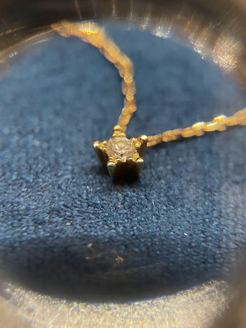 STAR JEWELRY K18 0.04 スターモチーフデザイン　ネックレス
