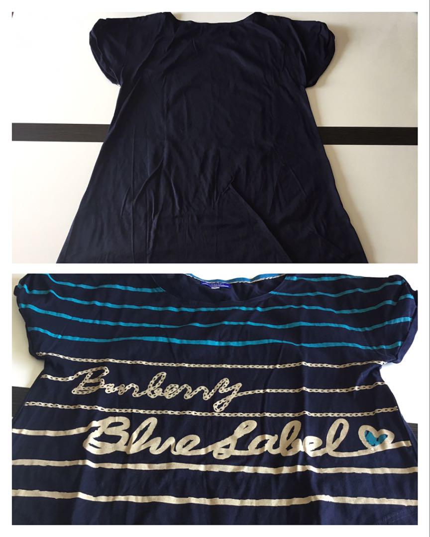 BURBERRY BLUE LABEL バーバリー チュニック カットソー - メルカリ