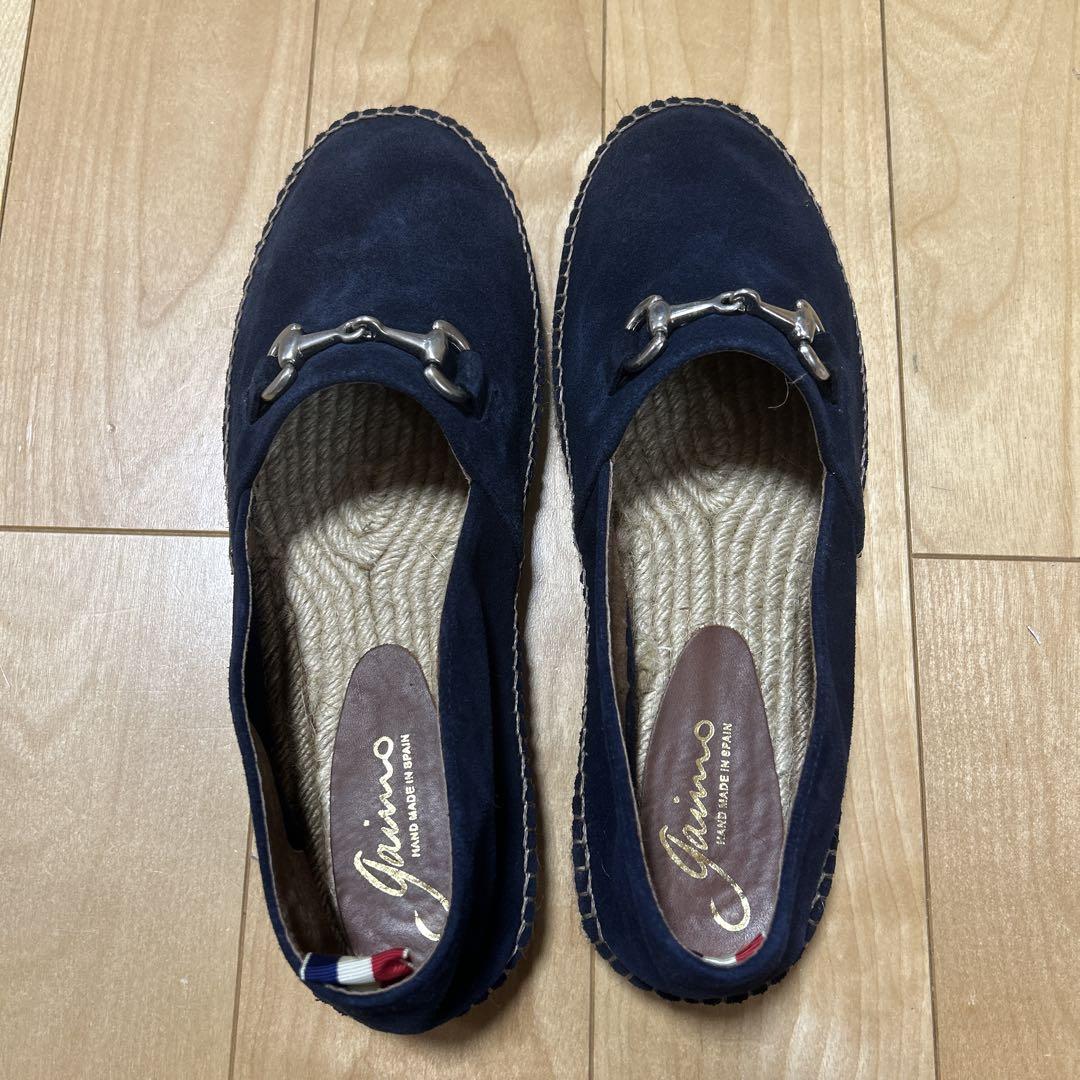GAIMOエスパドリーユ　スリッポン ネイビー
