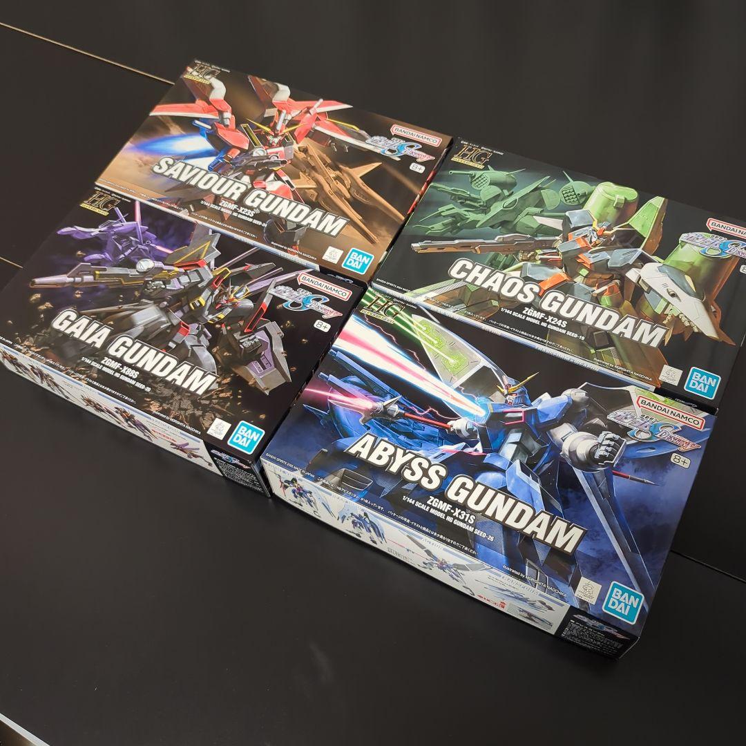 HG SEED DESTINY ガンプラ4点セット