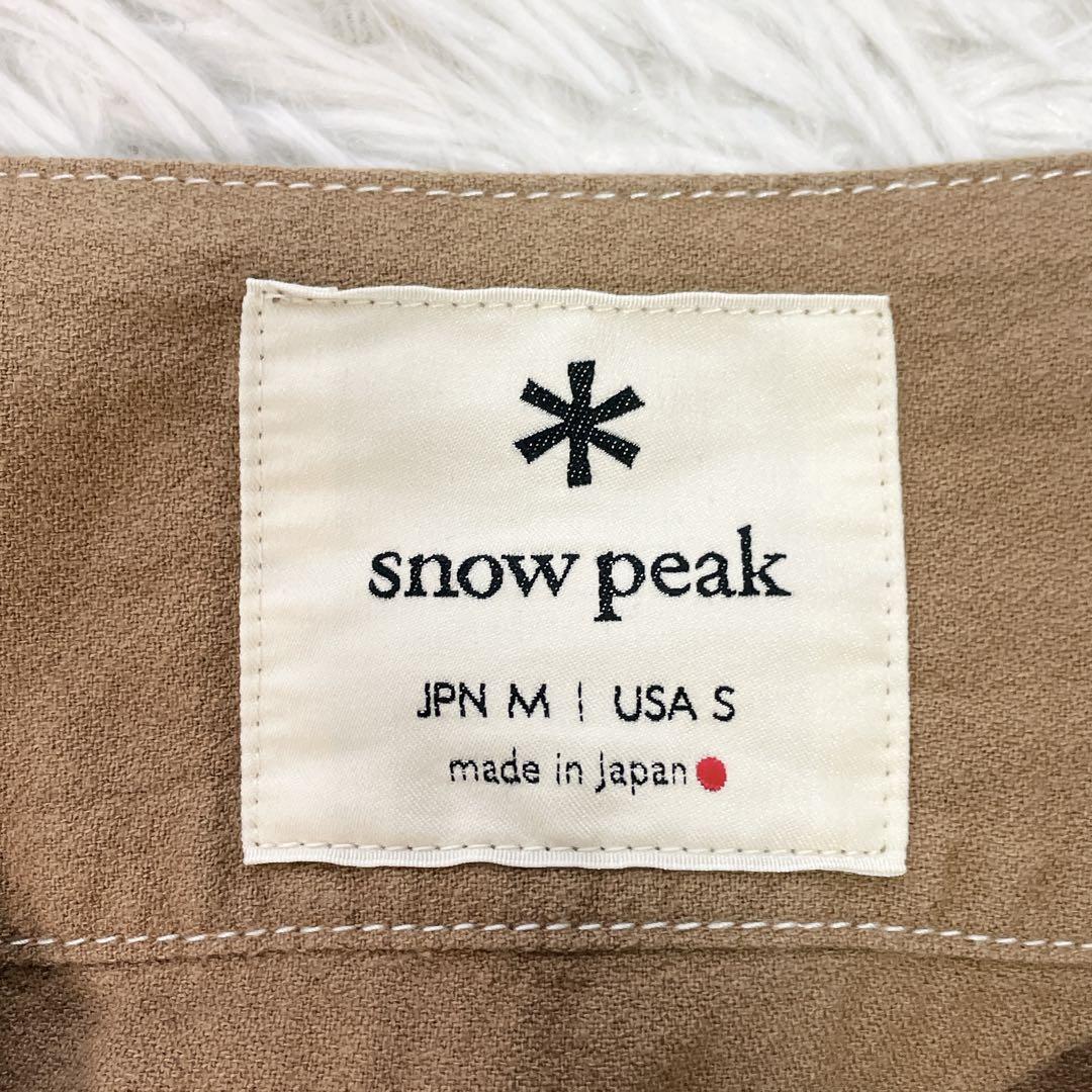 snow peak スノーピーク ナシジスリーピングシャツ ロングシャツ