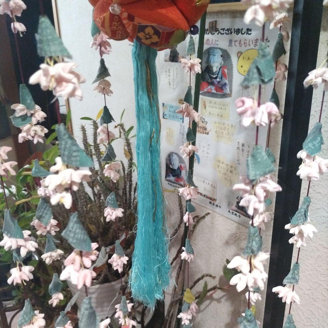 桜飾り 古布桜