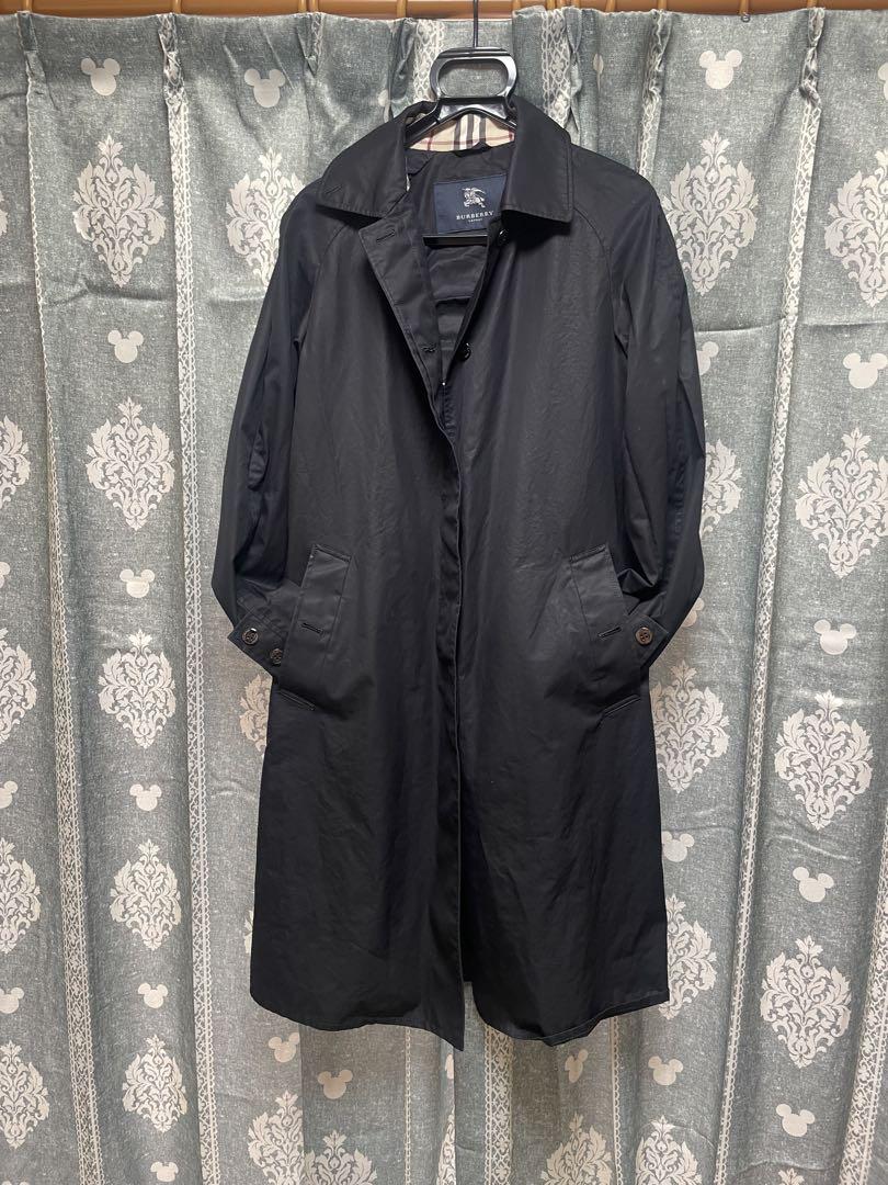 【美品】バーバリー　トレンチコート　ロング　ブラック
