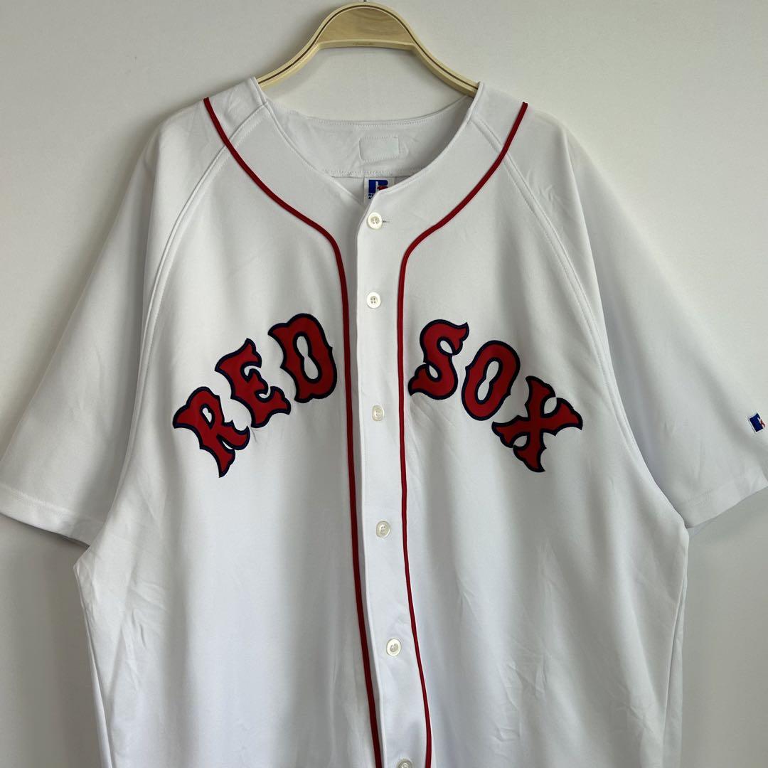 Russell MLB RedSox レッドソックス ベースボールシャツ R54