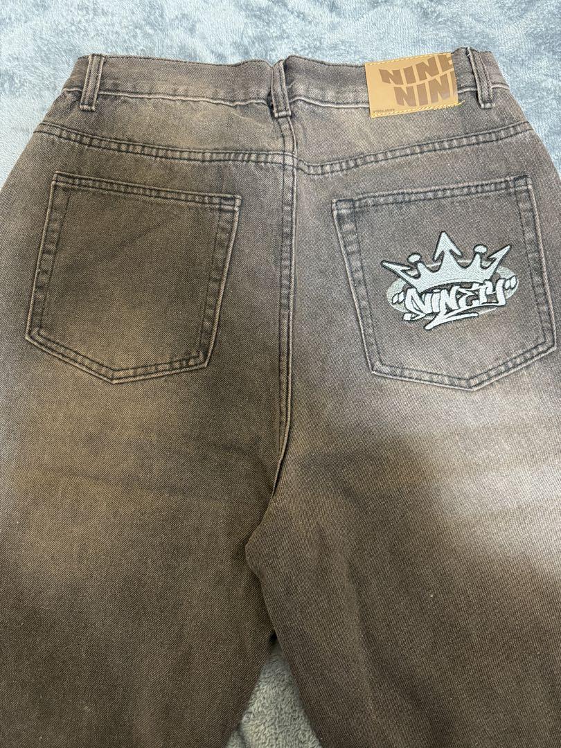 か*に様 9090s King Logo Buggy Denim Pants King Logo Buggy Denim Pants – YZ