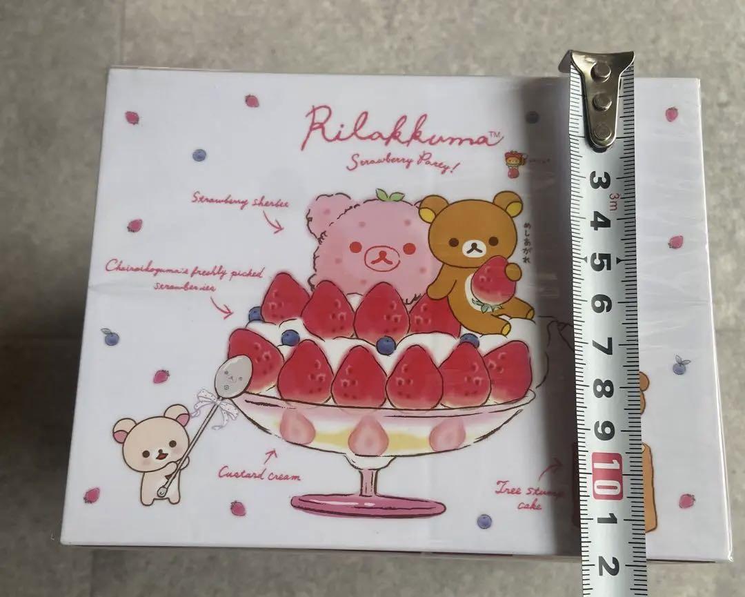 新品　リラックマ チェスト　いちご　小物入れ　収納　雑貨　平成　サンエックス くまんばち ネックストラップ リラックマ ポーチ 小物 入れ[品番