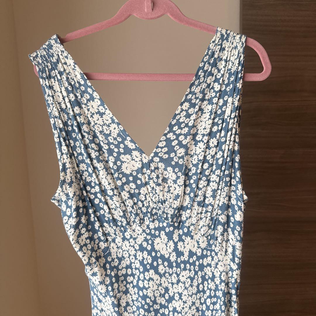 フラワーバイアスマキシワンピース editforlulu