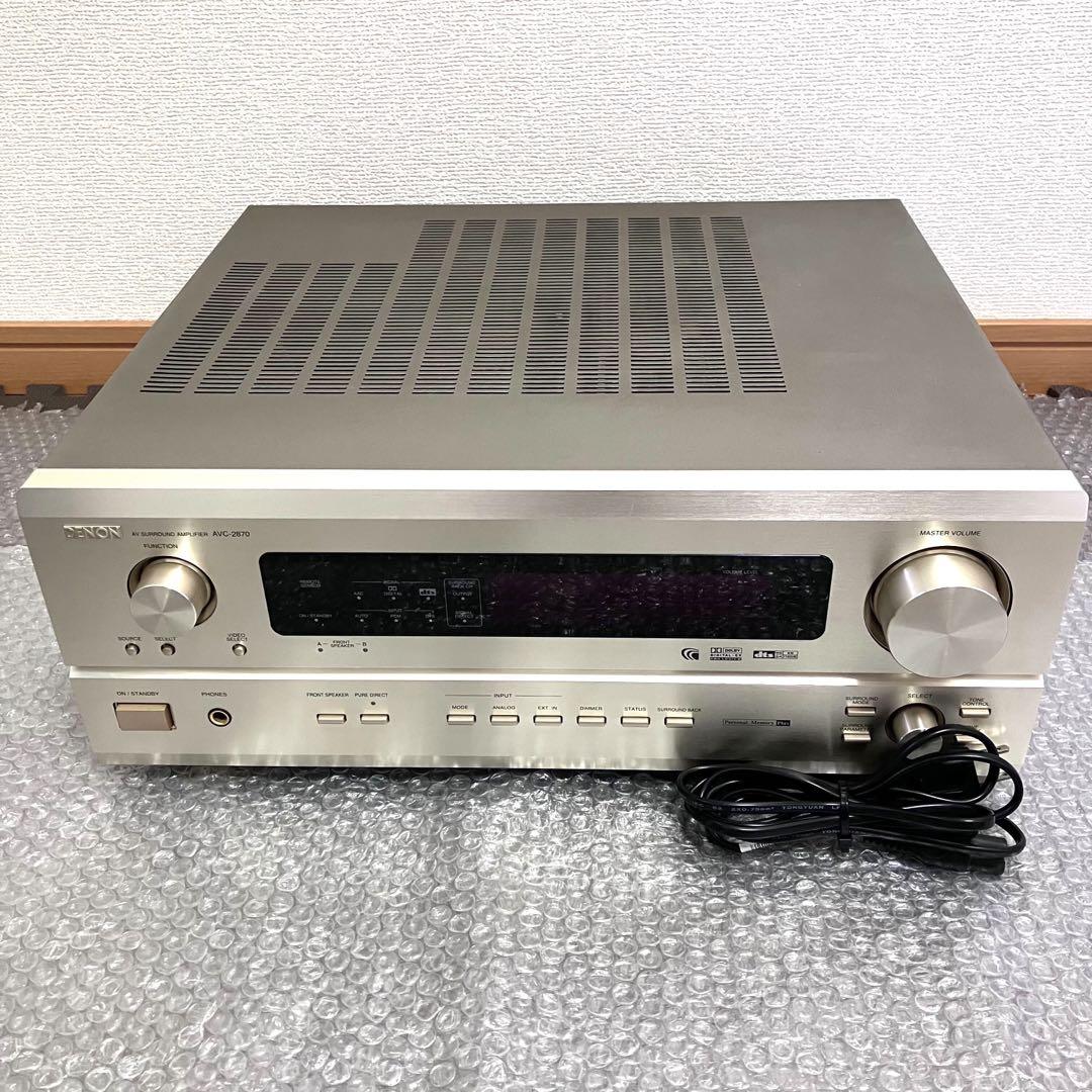 DENON デノン　AVアンプ　AVサラウンドアンプ　AVC-2870✨動作品✨