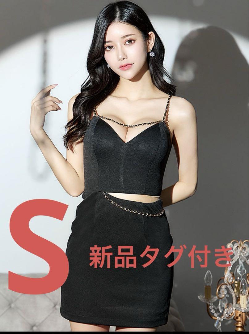 Jewelsミニドレス S ブラック タグ付き