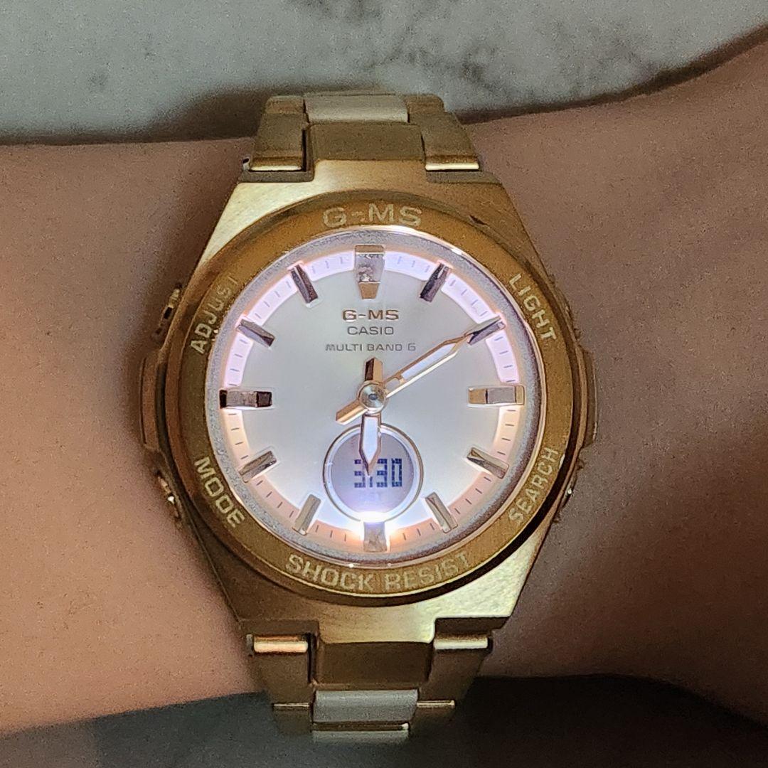 美品 カシオ ベビーg CASIO BABY-G 電波ソーラー 腕時計 B360