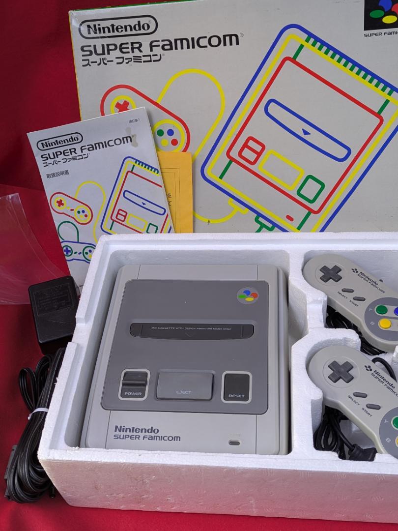 スーパーファミコン本体 箱 説明書 コントローラー - メルカリ
