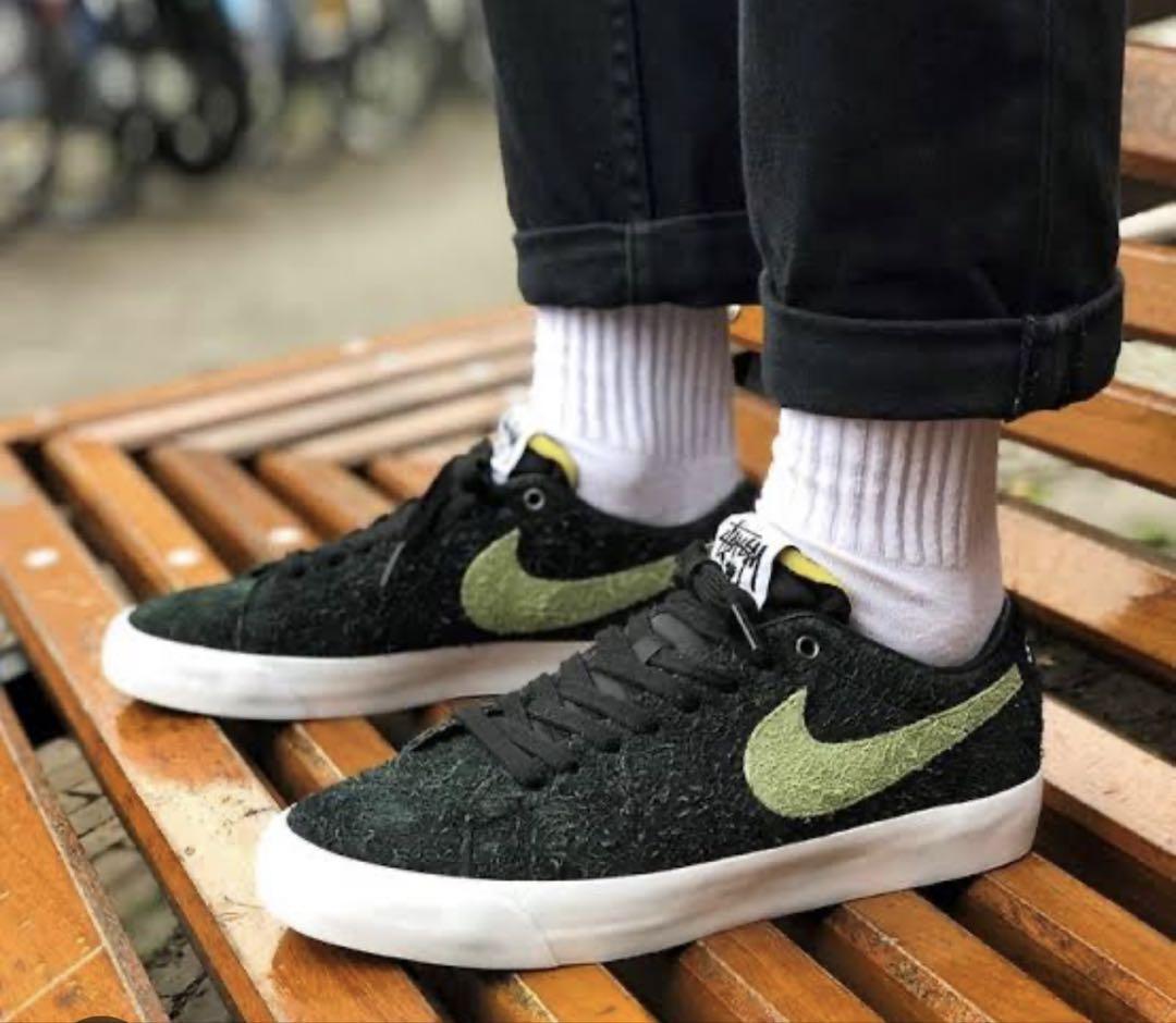 Nike SB Zoom Blazer Low Stussy x Terps 'Black & Reflect