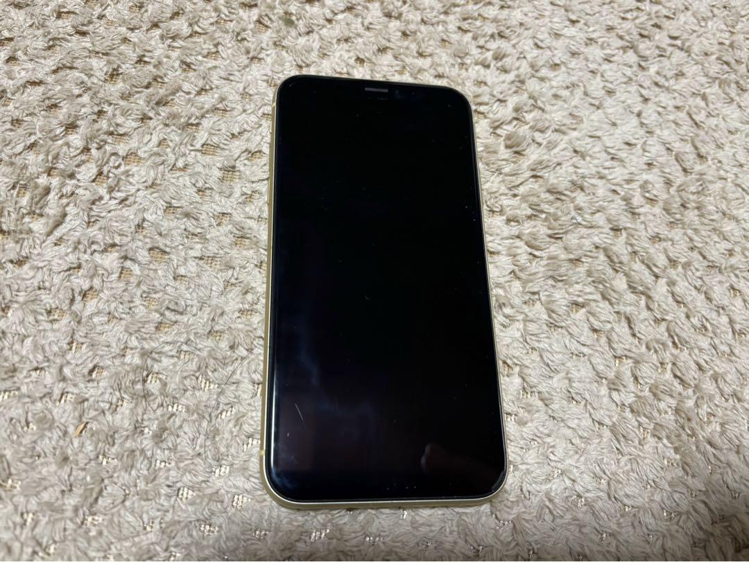 iPhone XR Yellow 128 GB SIMフリー 中古品 初期化済み