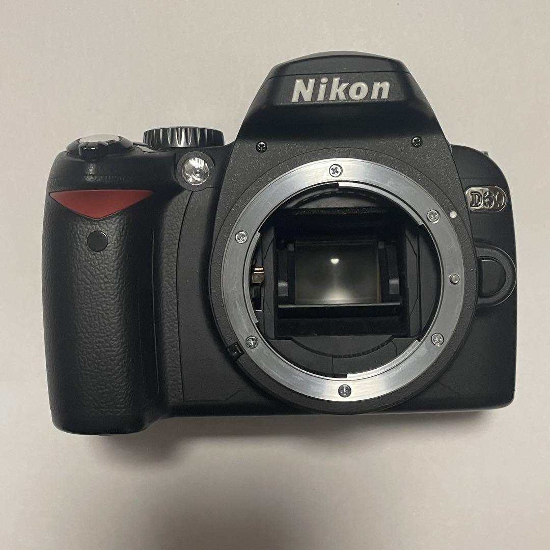 ショット数577枚美品！NIKON D60 純正バッテリー２個 充電器