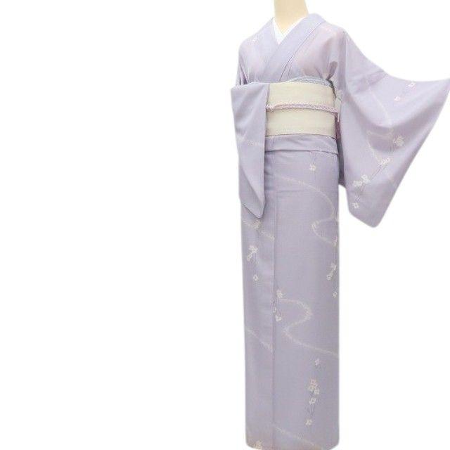 Y2910◇美品 洗える夏着物 高島屋謹製 絽 誂えポリ 手縫い 小紋