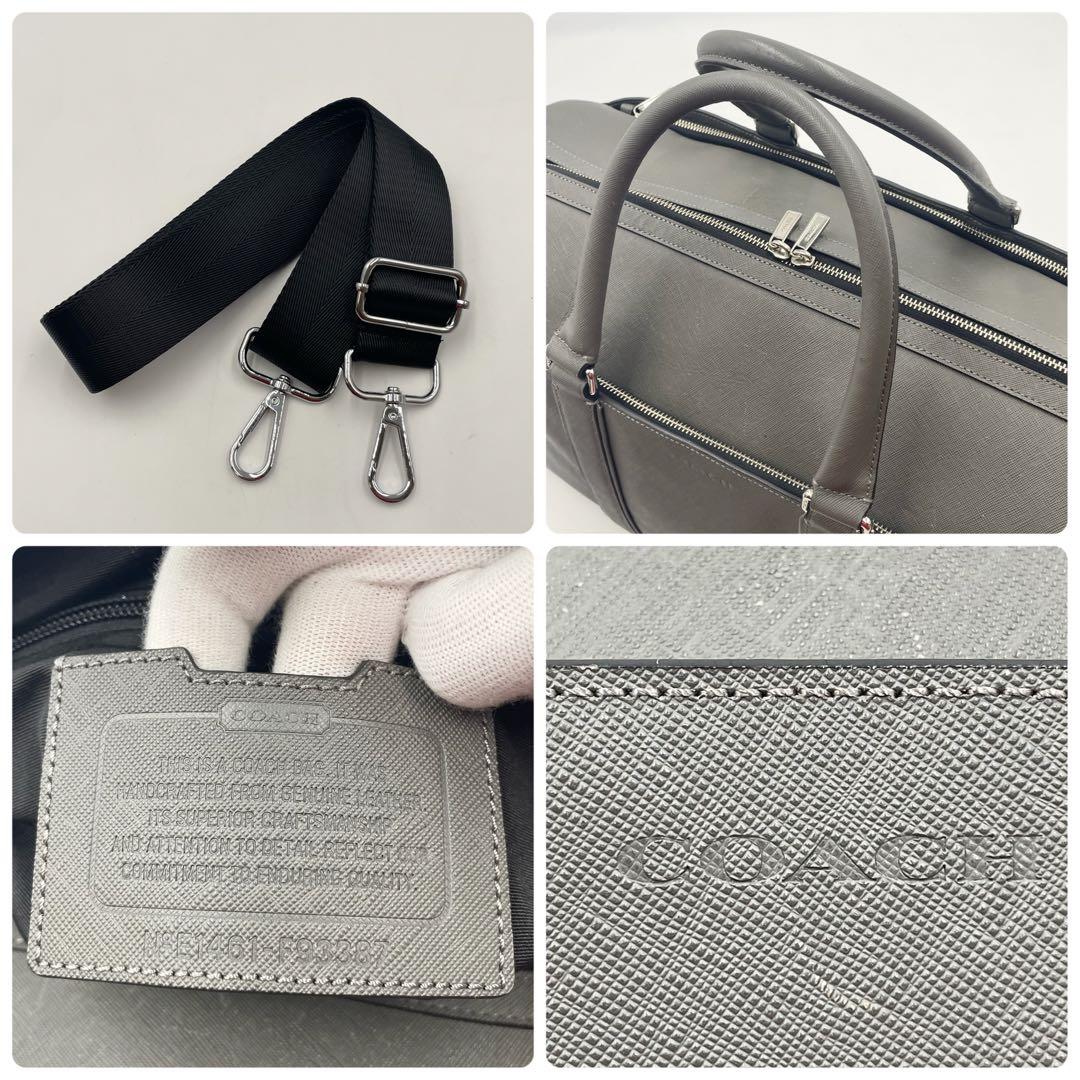 【極美品】COACH 2way ビジネスバッグ サフィアーノレザー F39022 COACH コーチ ビジネスバッグ メンズ シンプル レザー 2way