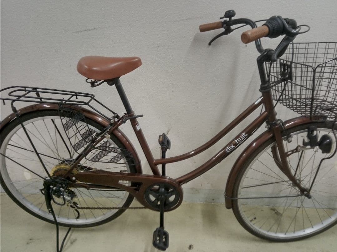 26インチ　6段変速　シティサイクル